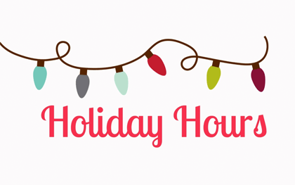 Holiday Hours 2019