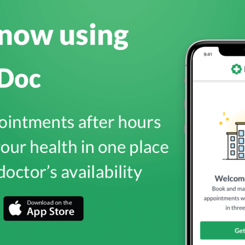 Introducing HotDoc online booking system