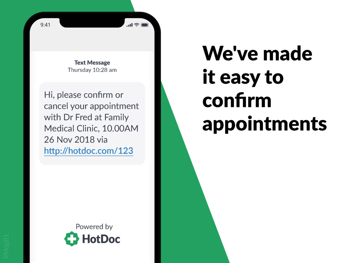 Introducing HotDoc appointment reminders