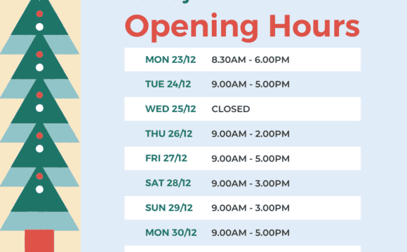 Holiday Opening Hours 2024