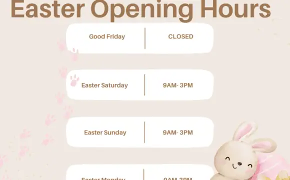 Easter Long Weekend Hours